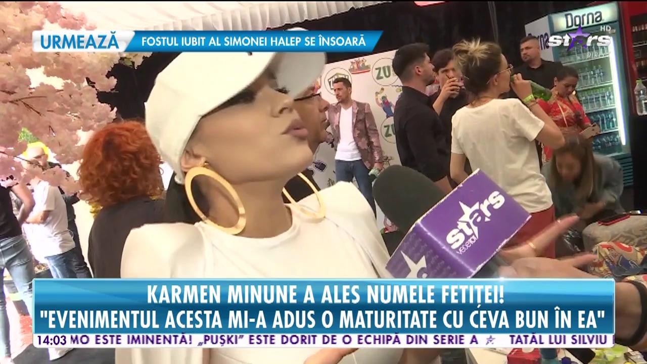 Karmen Minune a ales numele  fetiței: O va chema Sofia