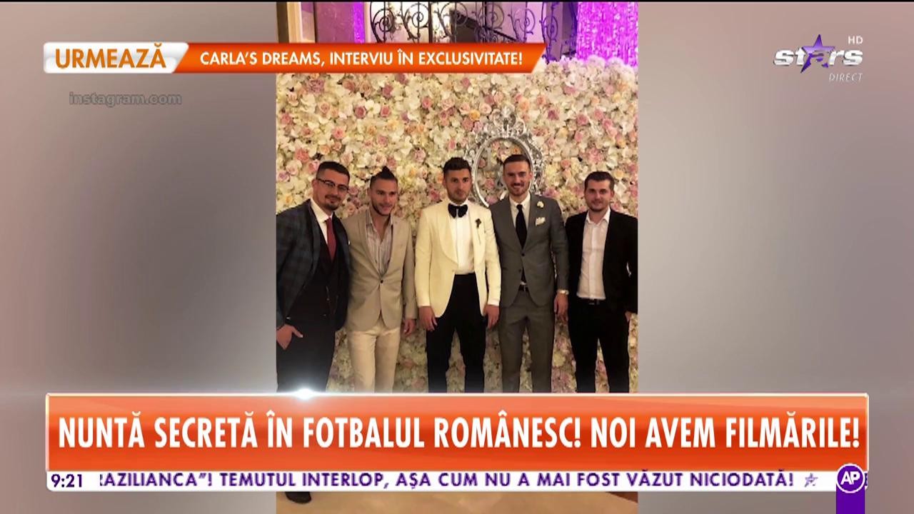 Nuntă &icirc;n fotbalul rom&acirc;nesc! Un fotbalist de la FCSB s-a căsătorit