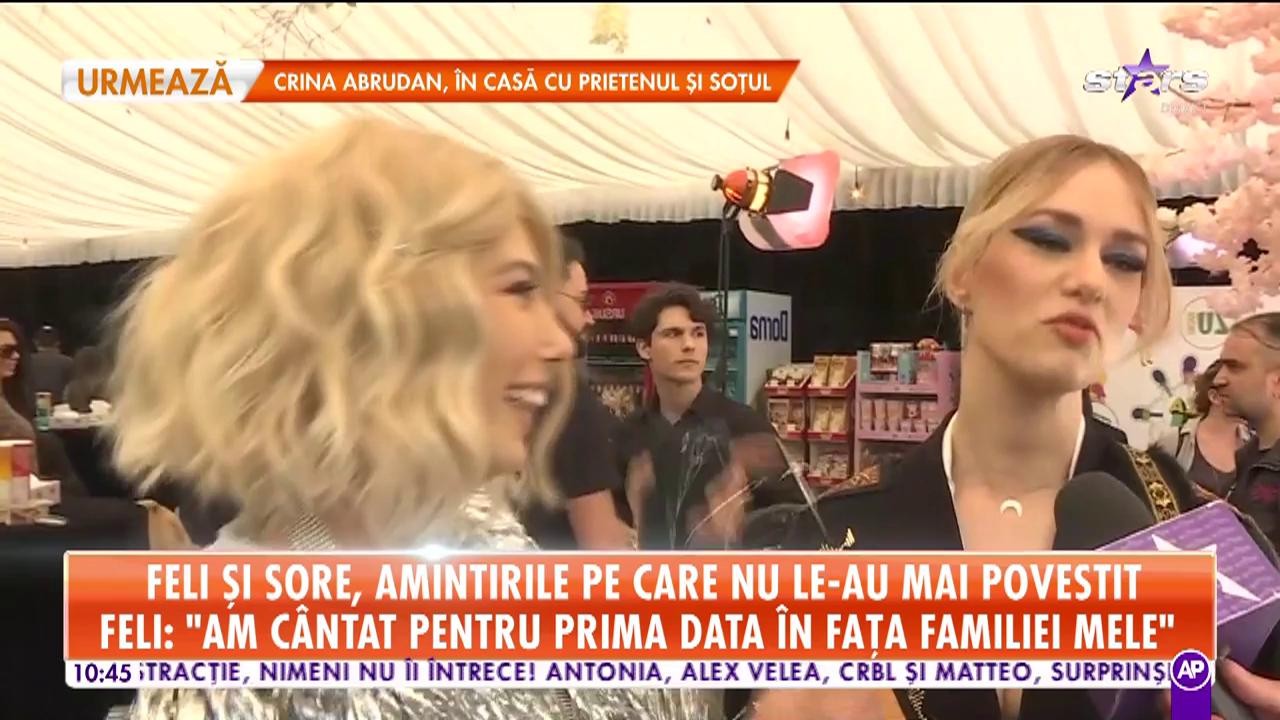 Feli şi Sore, despre &icirc;nceputul carierei:  Am c&acirc;ntat prima dată &icirc;n față familiei mele