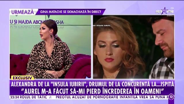 Agentia VIP. Alexandra de la Insula Iubirii, drumul de la concurentă la ispită: Aurel m-a făcut să-mi pierd &icirc;ncrederea &icirc;n oameni