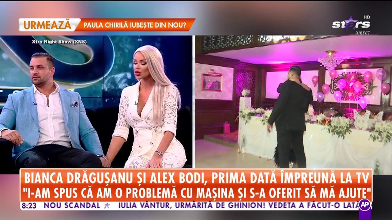 Bianca Drăguşanu şi Alex Bodi, pentru prima dată &icirc;mpreună la TV