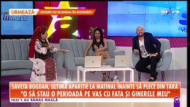 Saveta Bogdan iubeşte cu patos la 73 de ani: Iubitul meu s-a obișnuit cu plecările mele &icirc;n America