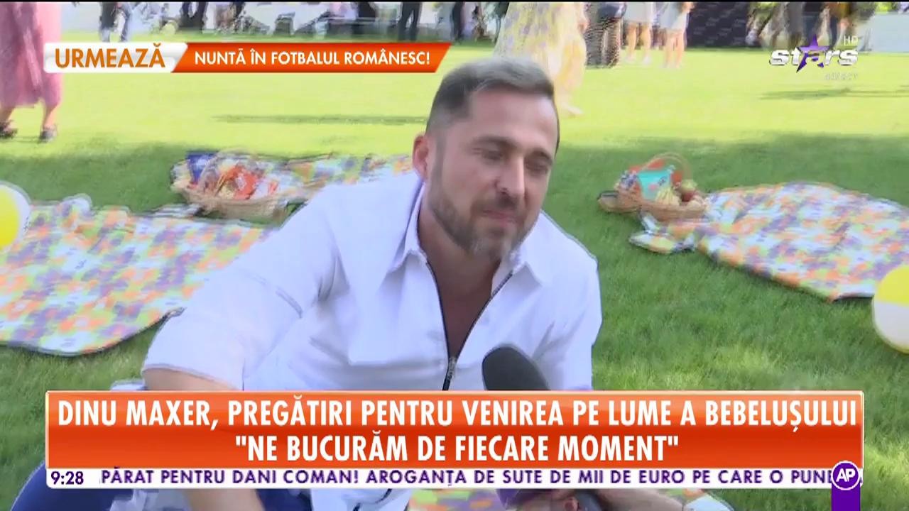 Dinu Maxer se pregăteşte pentru venirea pe lume a fetiţei: Ne bucurăm de fiecare moment