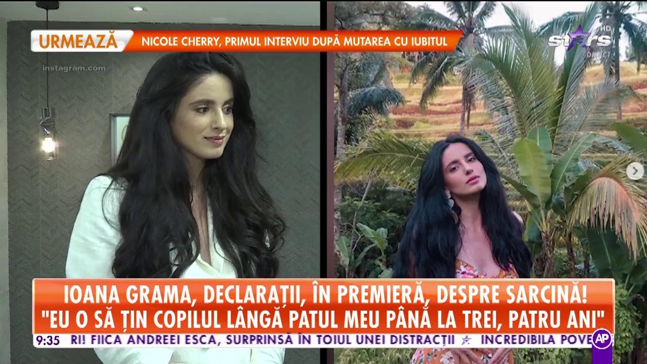 Ioana Grama, declarații despre copilaşul pe care &icirc;l așteaptă. Care este sexul și numele bebelușului