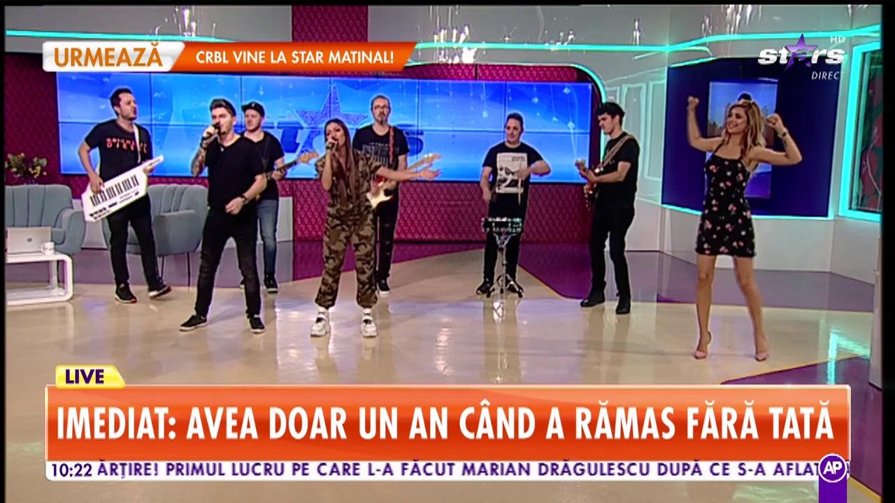 Star Matinal. Jukebox și Bella Santiago c&acirc;ntă melodia Mă &icirc;ntorc zi de zi