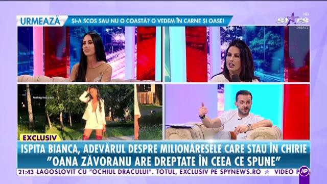 "Ispita" Bianca s-a simţit cu musca pe caciulă la spusele Oanei Zăvoranu! A dovedit câţi bani are în geantă în fiecare zi!