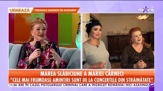 Star Matinal. Marea slăbiciune a Mariei C&acirc;rneci! &Icirc;n fața cui nu zice niciodată nu