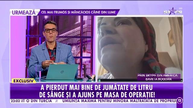 Saveta Bogdan, la un pas de moarte: A curs foarte mult s&acirc;nge