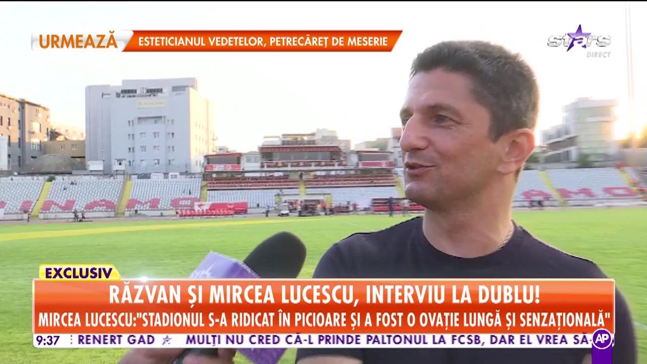 Star Matinal. Mircea şi Răzvan Lucescu, interviu la dublu: Stadionul s-a ridicat &icirc;n picioare și a fost o ovație lungă și senzațională