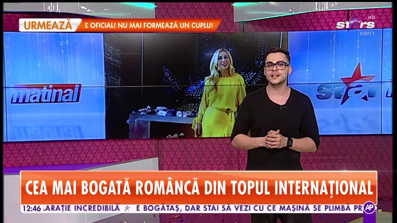 Star Matinal. Anastasia Soare, cea mai bogată rom&acirc;ncă din topul Forbes. Averea ei ajunge la 1,2 miliarde de dolari