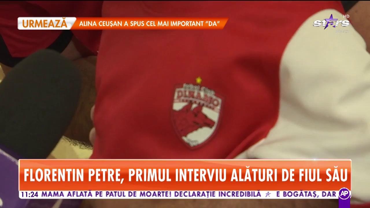 Star Matinal. Florentin Petre, primul interviu alături de fiul său: C&acirc;nd o să fiu mare vreau să devin portar