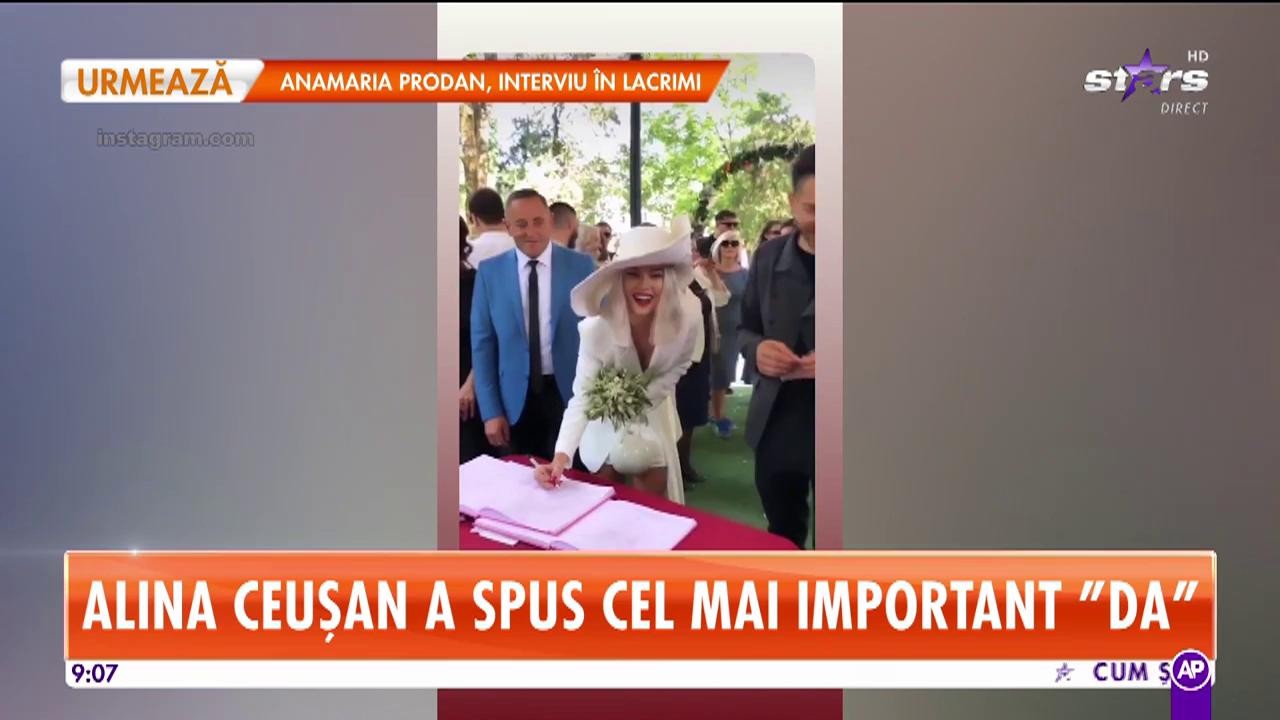 Star Matinal. Alina Ceușan s-a căsătorit. Primele imagini cu proaspeţii &icirc;nsurăţei