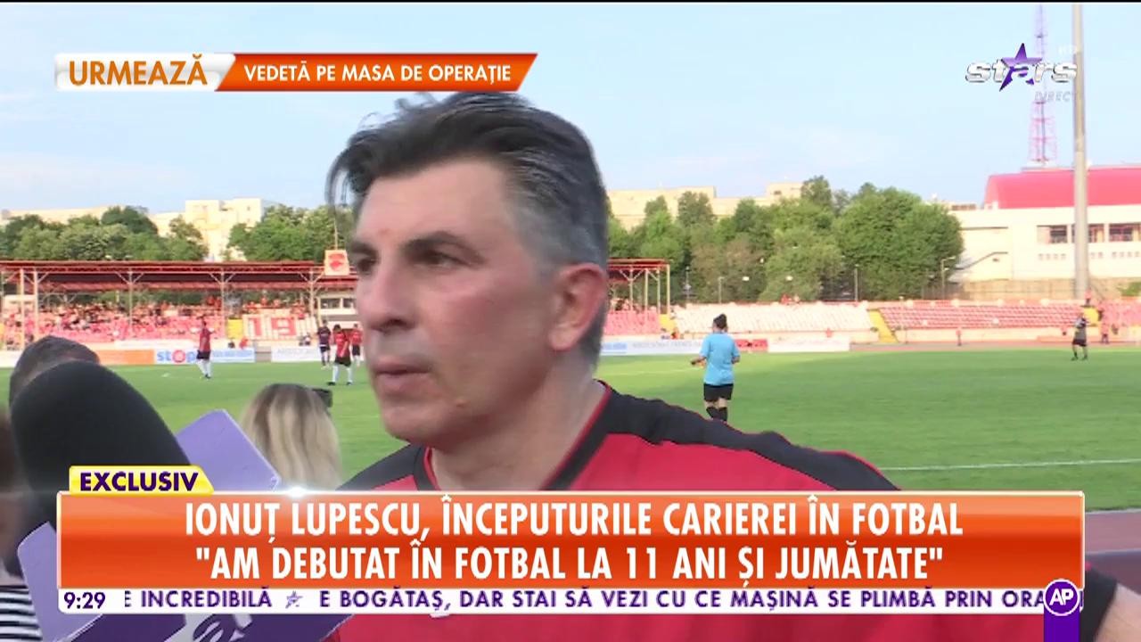 Star Matinal. Ionuţ Lupescu, despre &icirc;nceputurile carierei &icirc;n fotbal: Am debutat &icirc;n la 11 ani și jumătate
