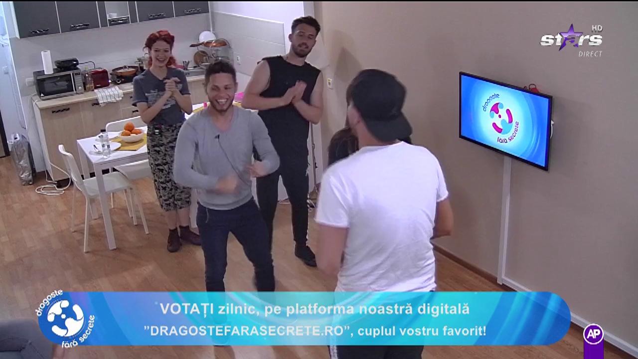 Dragoste fără secrete. Cătălin &icirc;și sărbătorește ziua de naștere alături de ceilalți concurenți