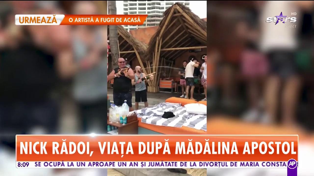 Nick Rădoi a dat o mare petrecere după despărțirea de Mădălina Apostol