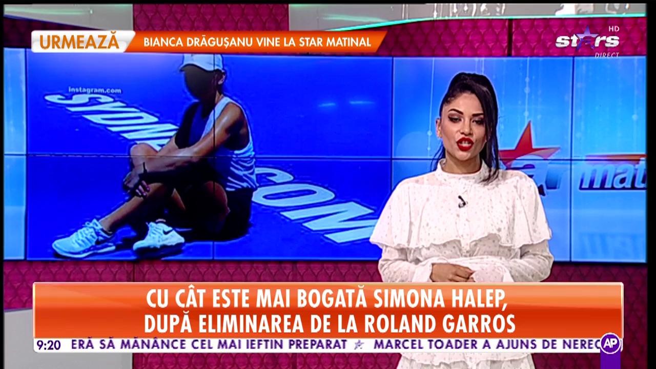 C&acirc;t a adunat &icirc;n cont Simona Halep după eliminarea de la Roland Garros