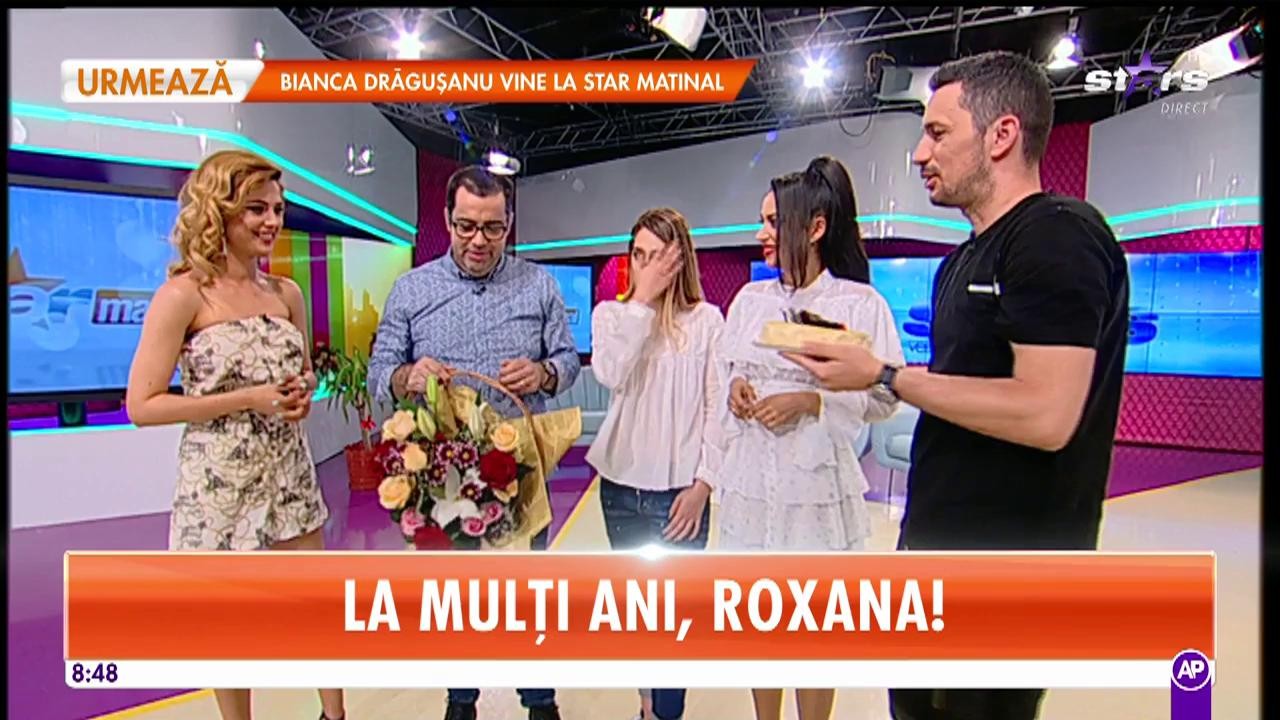 La mulți ani, Roxana! Sora asistentei de la Star Matinal i-a făcut o mare surpriză, &icirc;n direct!
