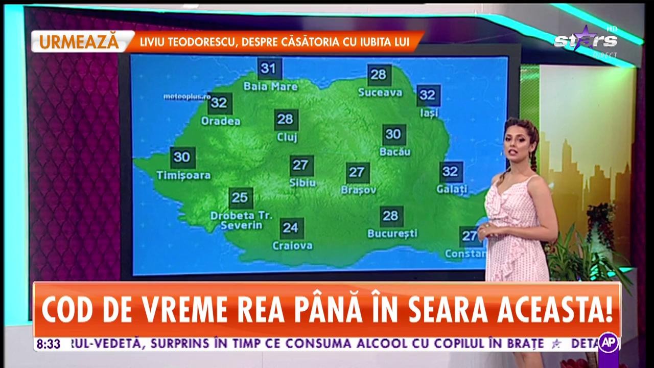 Prognoza meteo 11 iunie 2019. Ploi torențiale și furtuni, &icirc;n majoritatea țării!