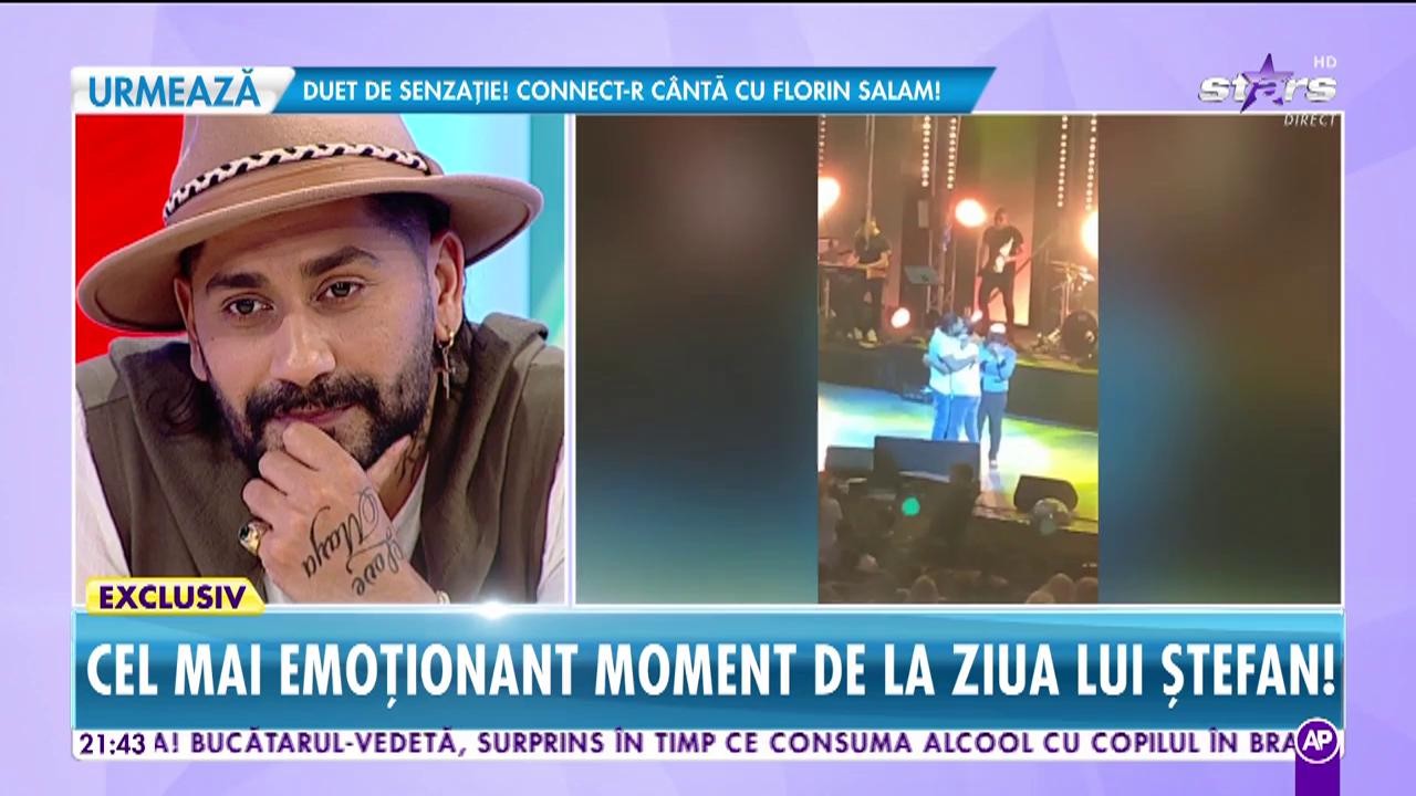 Cel mai emoţionant moment de la ziua lui Connect-R! Imaginile care nu au mai apărut până acum la televizor!