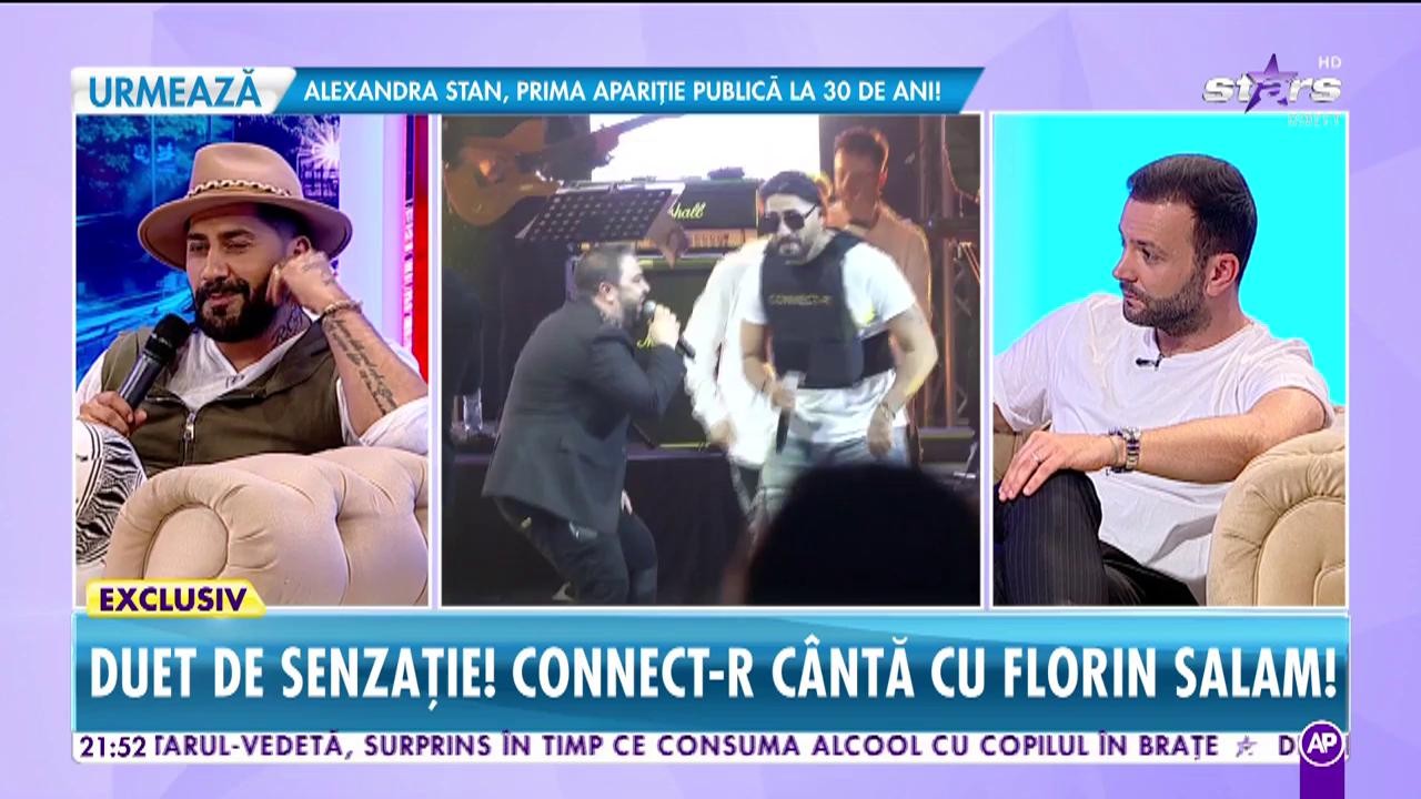 Duet de senzaţie! Connect-R a cântat cu Florin Salam! "E cel mai complet artist din România"