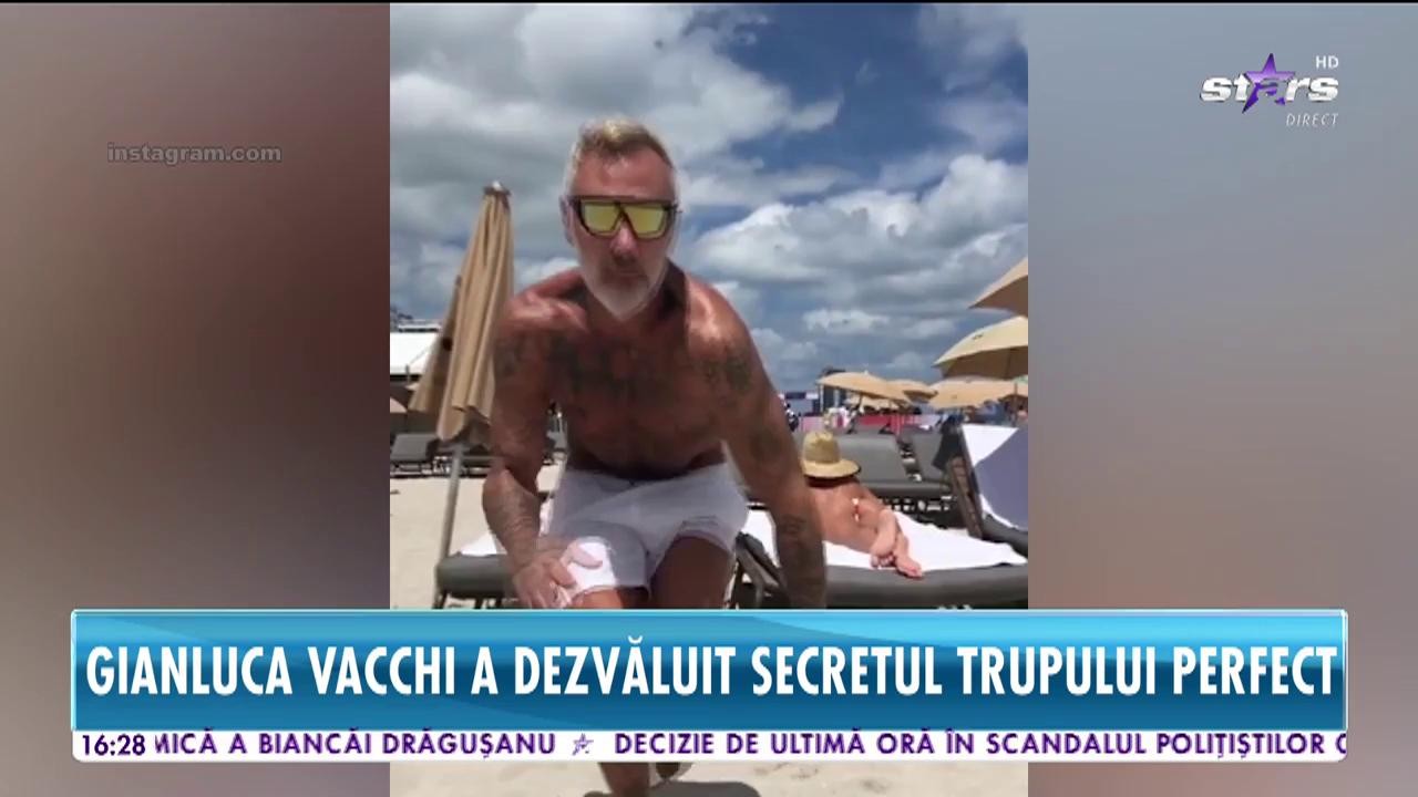 Star News. Gianluca Vacchi a dezvăluit secretul trupului perfect