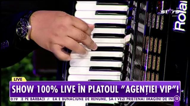 Viorel Bogățeanu, show 100% live &icirc;n platoul Agenția VIP
