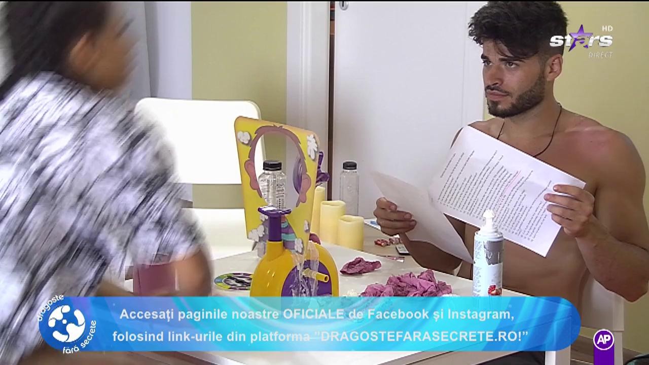 Dragoste fără secrete. Maiia și Florin, față-n față cu ruleta cu frișcă și &icirc;ntrebări