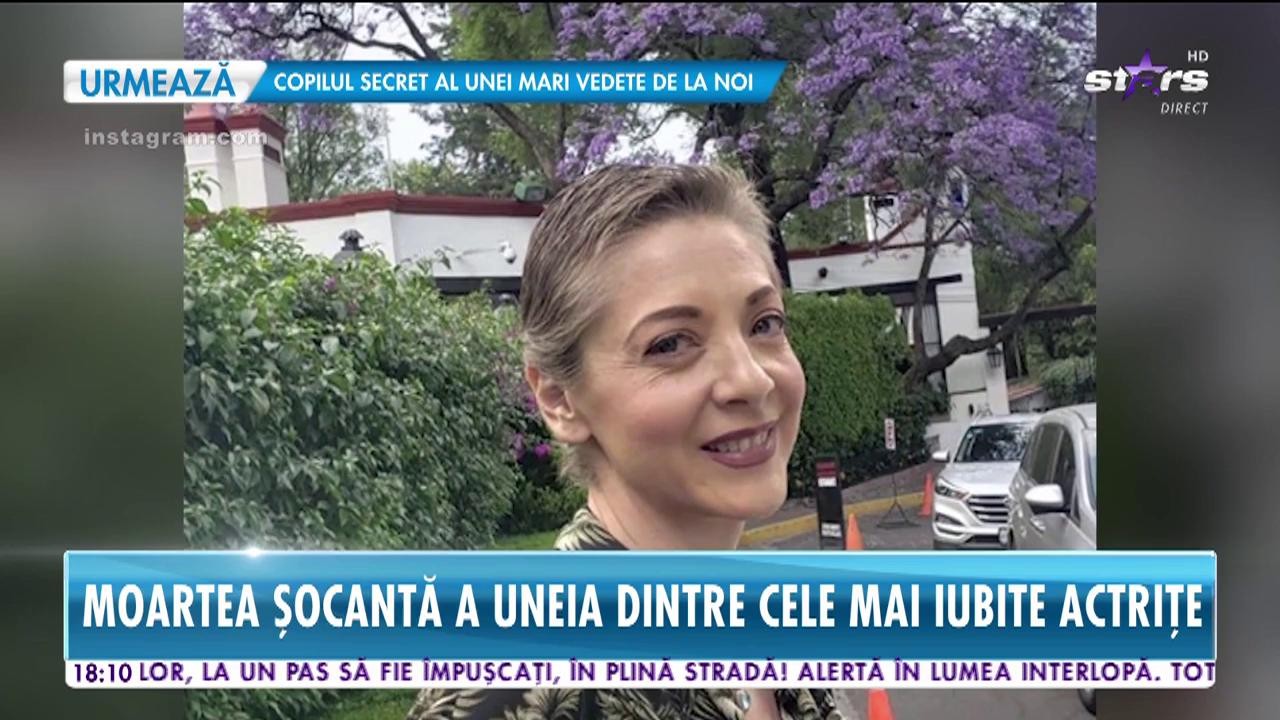 Star News. Dezvăluiri incredibile despre moartea actriței Edith Gonzales