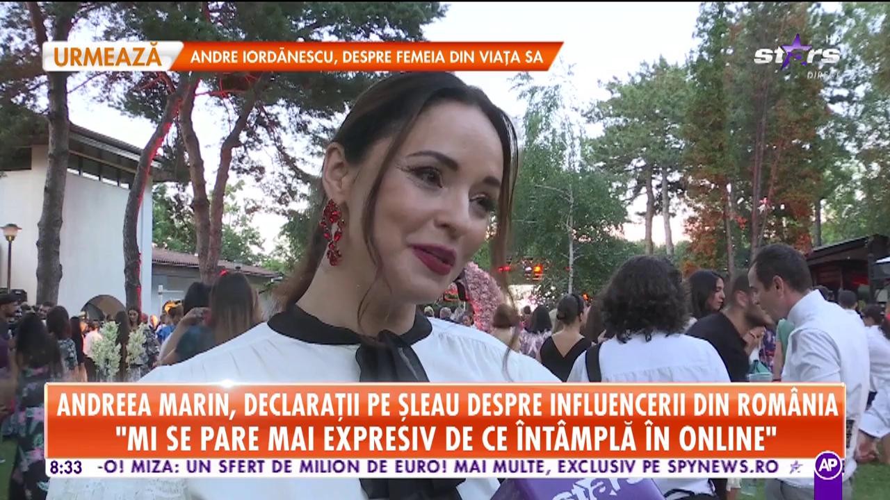 Andreea Marin, declarații pe șleau despre influencerii din Rom&acirc;nia: Nu &icirc;nseamnă să faci doar poze drăguțe