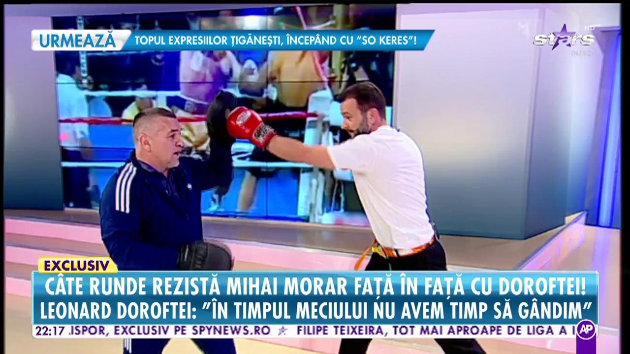 Meci de box la Răi da' buni. Câte runde rezistă Mihai Morar față în față cu Leonard Doroftei