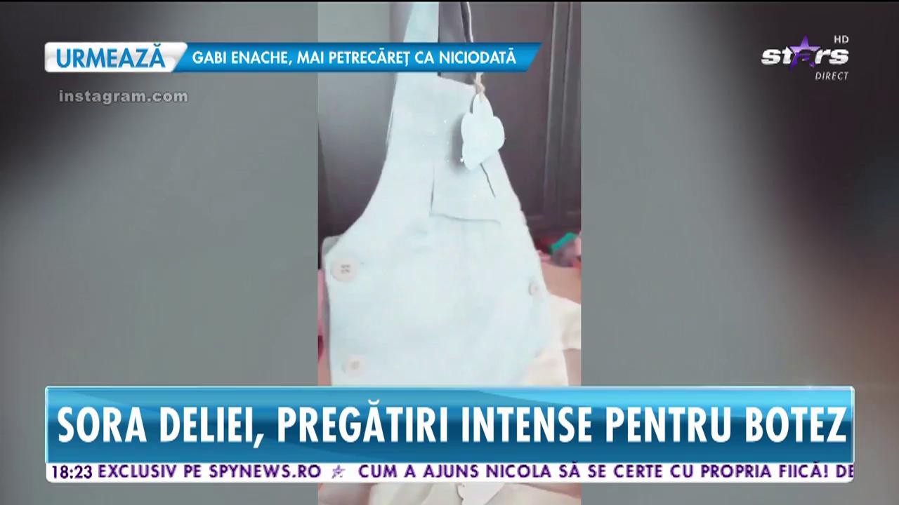 Star News. Oana Matache, sora Deliei, pregătiri intense pentru botez