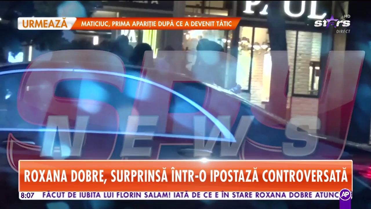 Star Matinal. Roxana Dobre, surprinsă &icirc;ntr-o ipostază controversată