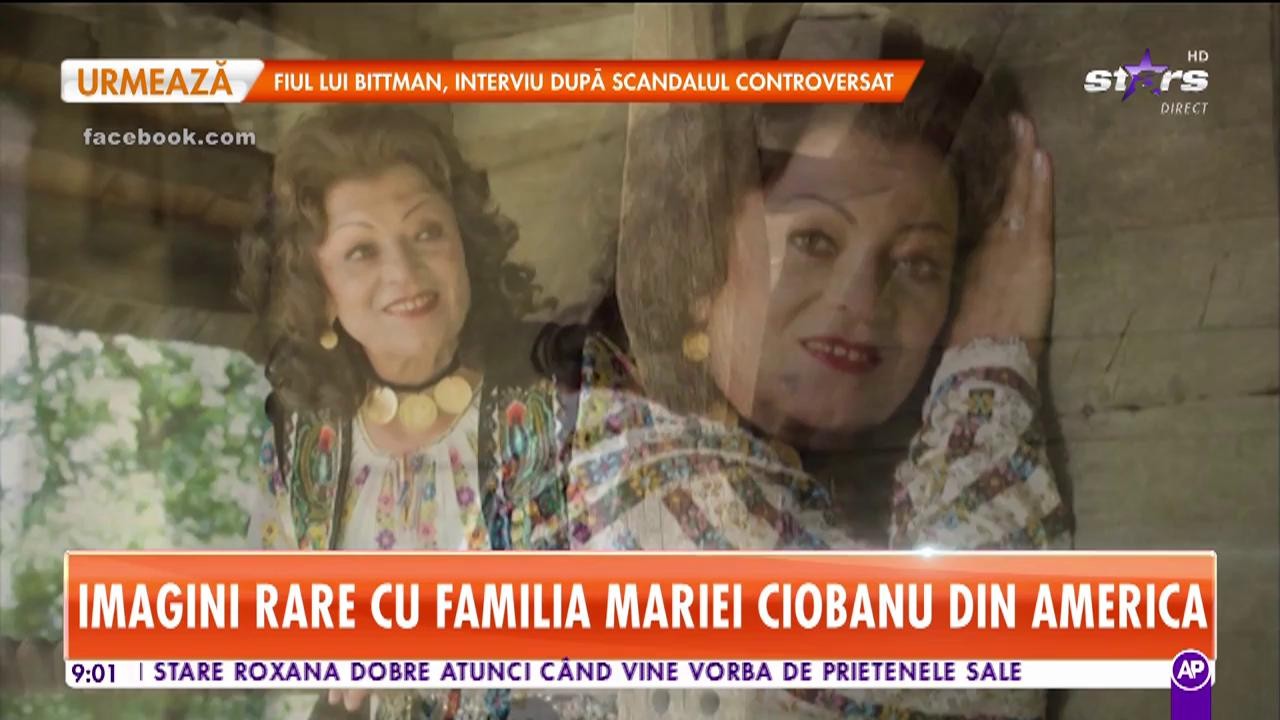 Star Matinal. Imagini rare cu familia Mariei Ciobanu din America