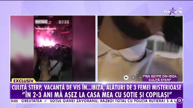 Culiță Sterp se distrează &icirc;n Ibiza, alături de trei domnișoare misterioase