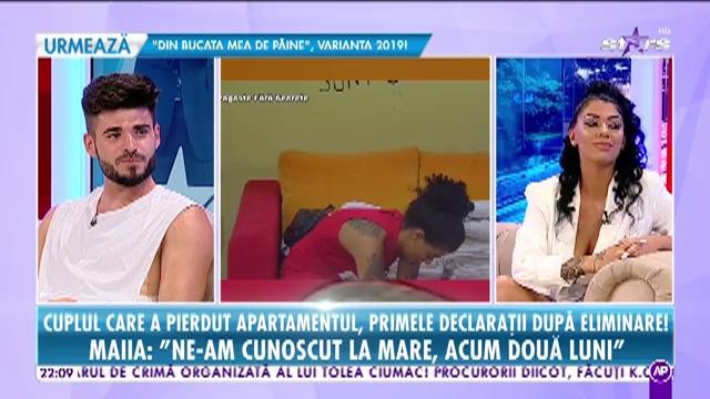 Răi da Buni. Maiia şi Florin, cuplul care a pierdut apartamentul, primele declaraţii după eliminarea de la Dragoste fără secrete. Motivul despărțirii