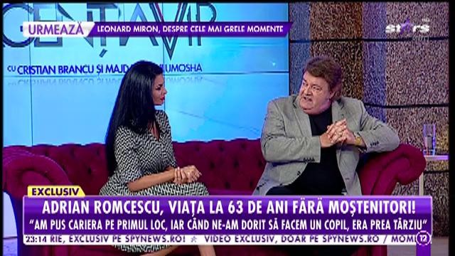 Agenția Vip. Adrian Romcescu, totul despre povestea de dragoste dintre el şi soţia lui: Regret enorm că nu am un copil