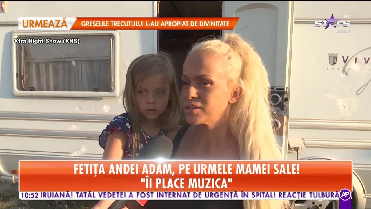 Fetița Andei Adam, pe urmele mamei sale! Evelin are deja muzică &icirc;n s&acirc;nge!