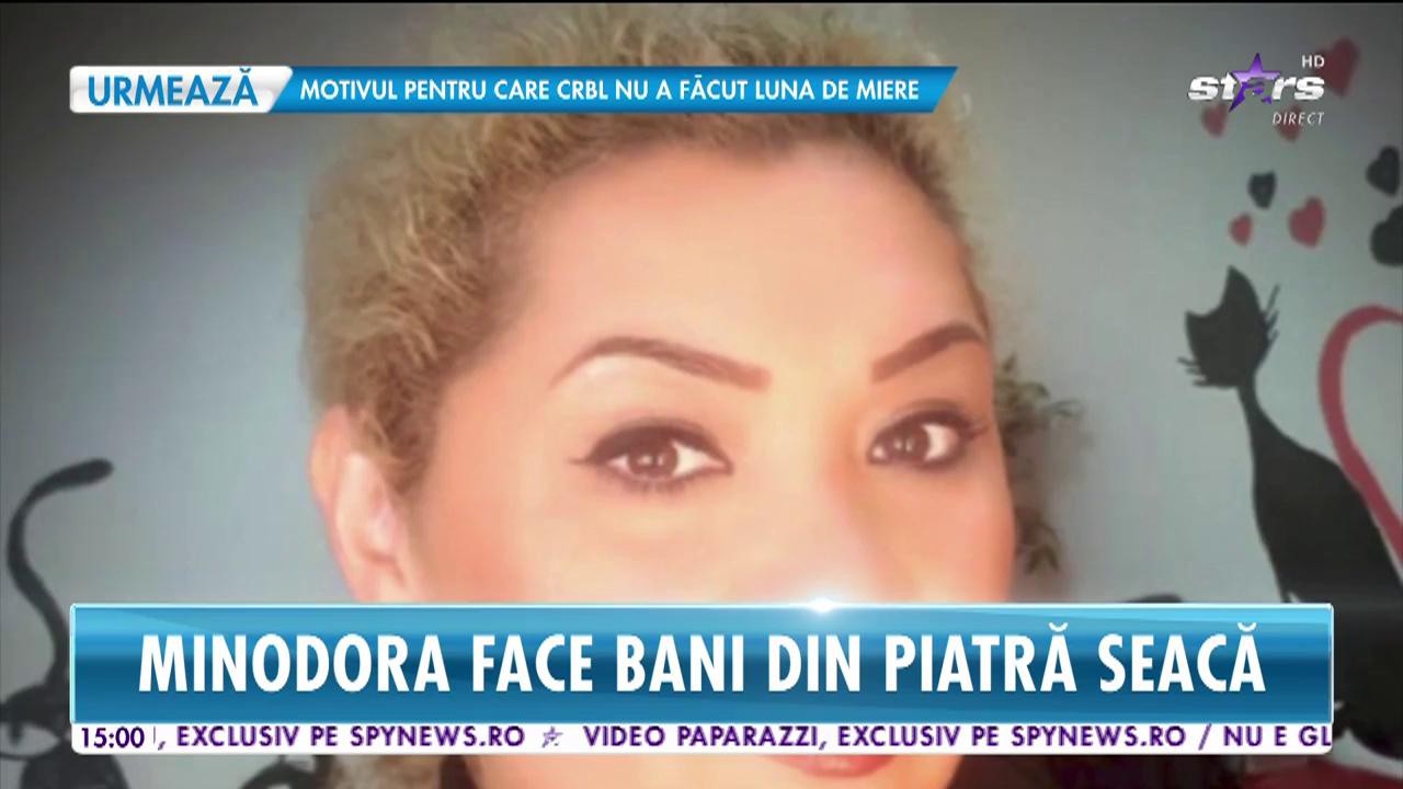 Minodora face bani și din piatră seacă!
