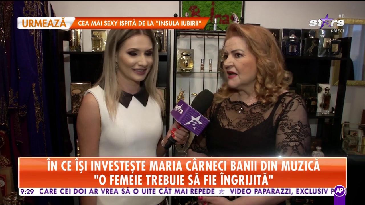 &Icirc;n ce &icirc;și investește Maria C&acirc;rneci banii din muzică: De 40 de ani dau banii pe parfumuri și cosmetice
