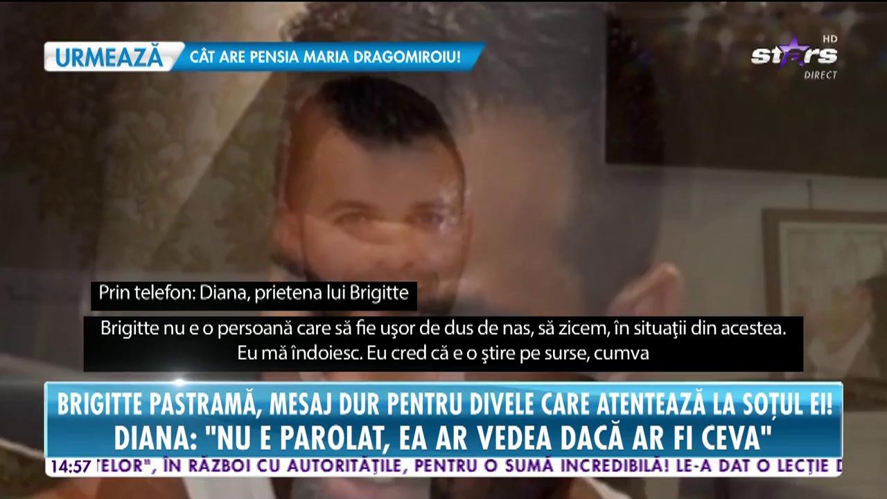 Brigitte Pastramă le transmite un mesaj dur divelor care atentează la soţul ei