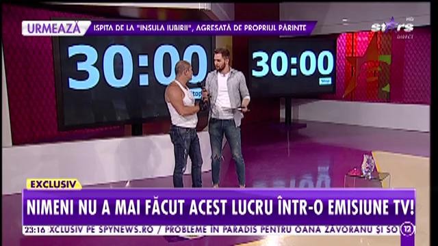 Agenția Vip. Dan Stanescu a reușit să stabilească un nou record mondial, &icirc;n direct! A făcut 1260 de flotări &icirc;n 30 de minute