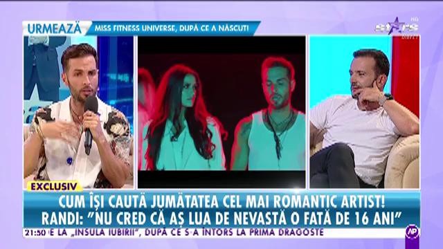 Răi da Buni. Cum îşi caută jumătatea cel mai romantic artist. Randi: Dragostea răsare în cele mai neașteptate locuri