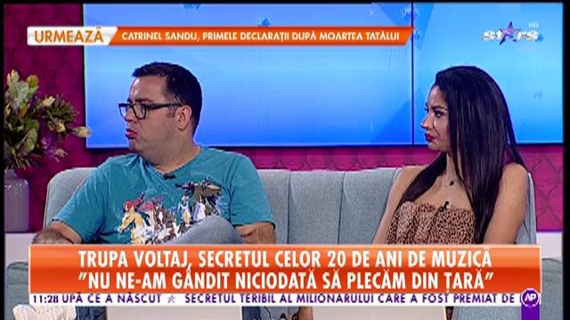 Star Matinal. Trupa Voltaj, secretul celor 20 de ani de muzică. Călin Goia: Ca să ai longevitate rebuie să te &icirc;nțelegi cu colegii de trupă și să &icirc;i suporți așa cum sunt