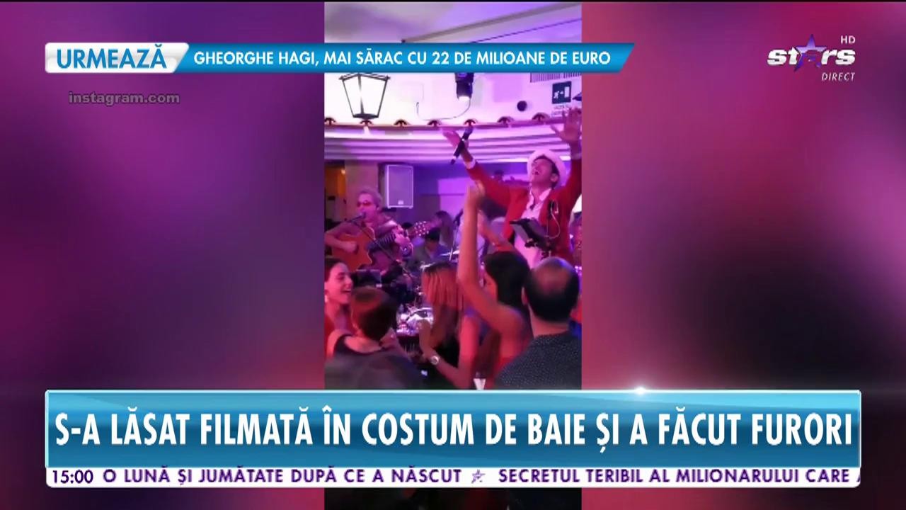 Andreea Marin, sexy pe plajele din insula Capri. Vedeta s-a lăsat filmată &icirc;n costum de baie și a făcut furori