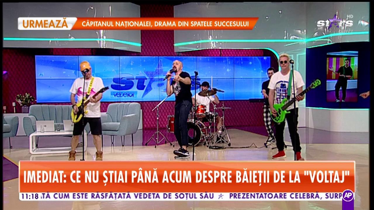 Trupa Voltaj c&acirc;ntă la Star Matinal melodia Las tot