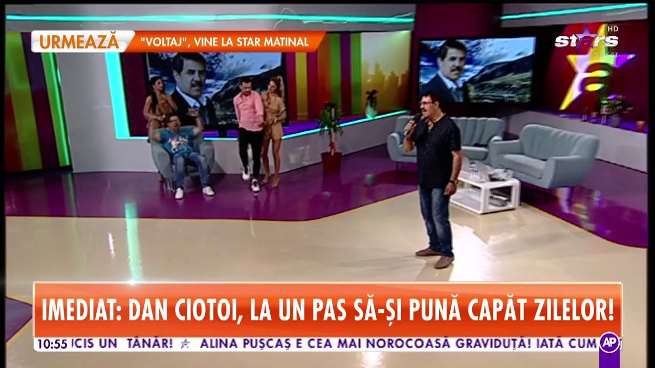 Dan Ciotoi c&acirc;ntă la Star Matinal melodia &Icirc;n fiecare zi te iubesc