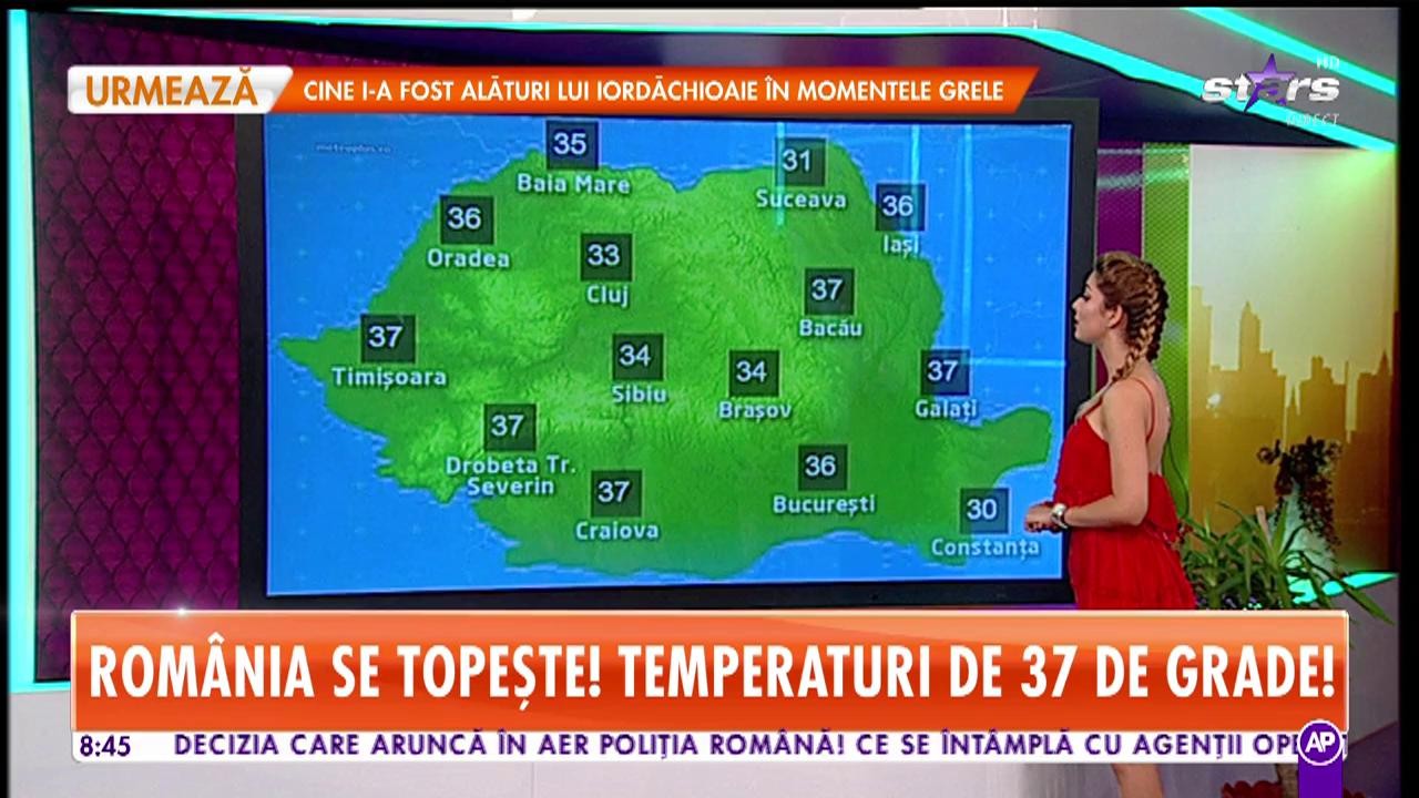 Star Matinal. Rom&acirc;nia se topește! Meteorologii anunță temperaturi de 37 de grade. Flick: La morgă sigur e răcoare!