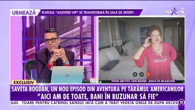 Saveta Bogdan, un nou episod din aventura americană! Artista a m&acirc;ncat scoici cu aligator!