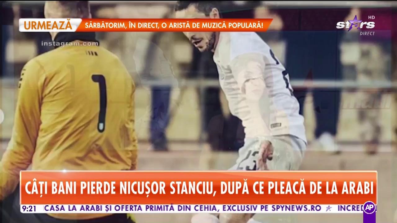 Star Matinal. C&acirc;ți bani pierde Nicușor Stanciu, după ce pleacă de la arabi