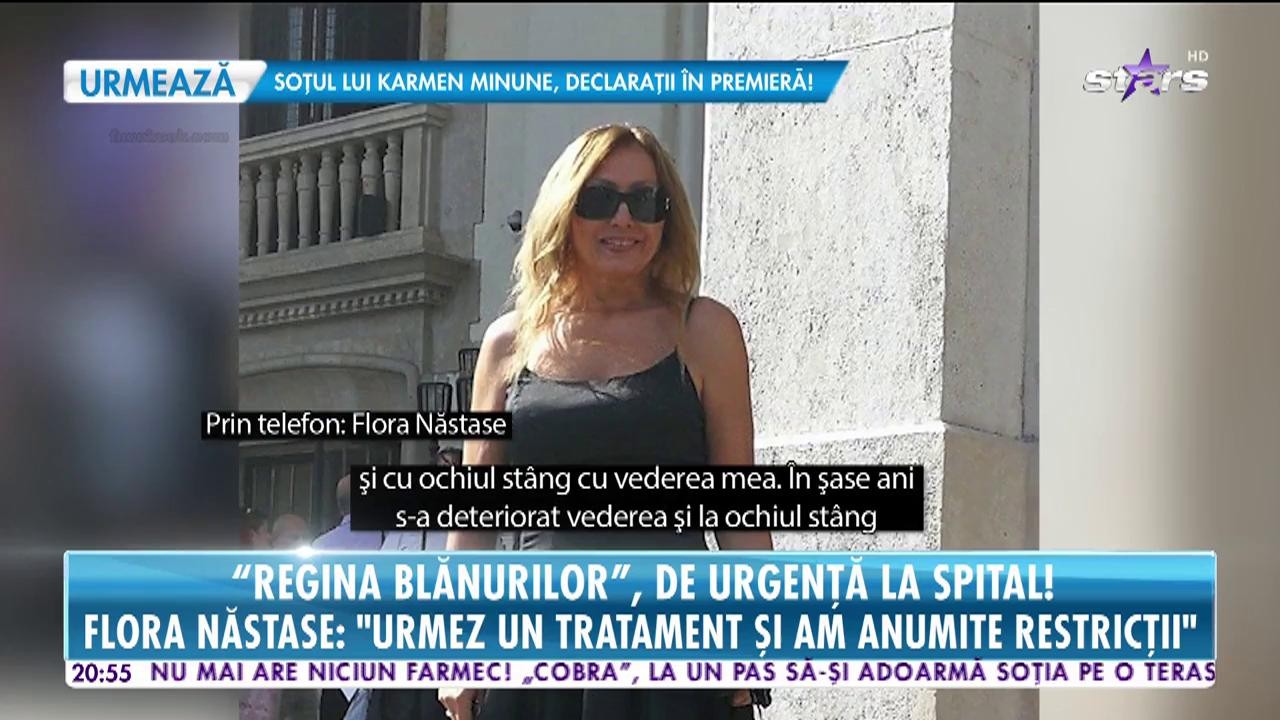 Regina Blănurilor, de urgenţă la spital! Flora Năstase a trecut printr-o operaţie grea!